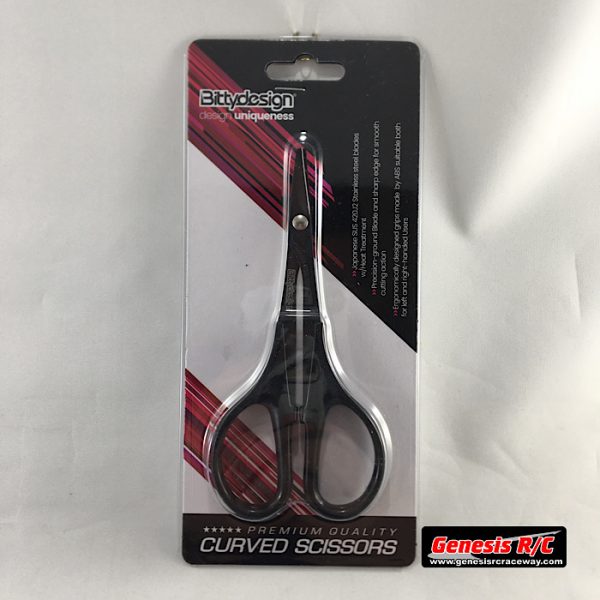 Bitty Design SS37855C - Bitty Design Curved Polycarbonate Scissors