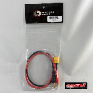 Racers Edge 1623 - Charge Adapter: Male XT60 to Male 4mm Bullet