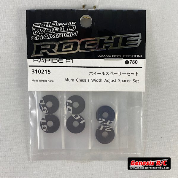 Roche 310215 - F1 Aluminum Chassis Width Adjust Spacer Set