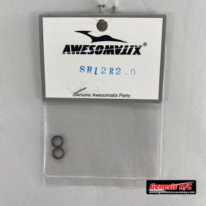 Awesomatix - AWEA12-SH12R2.0 - Rear Axle Spacer 2.0mm x 2