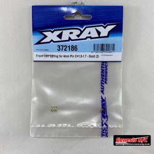 XRAY 372186 - FRONT COIL SPRING FOR 4MM PIN C=1.5-1.7 - GOLD (2)