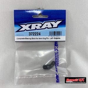 XRAY 372224 - COMPOSITE STEERING BLOCK FOR 4MM KING PIN - LEFT - GRAPHITE