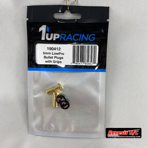 1Up 190412 - LowPro Bullet Plugs w/Grips 5mm Stealth