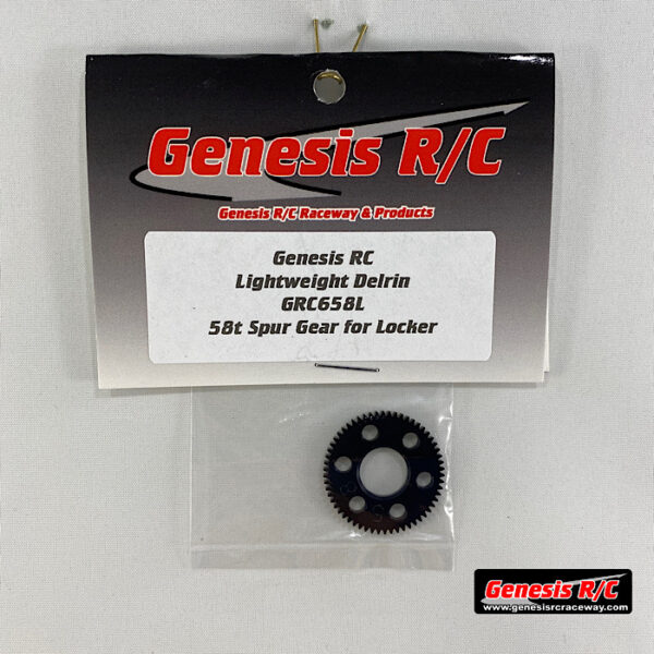 Genesis R/C GRC658L -  Light Weight Delrin 58Tooth Spur Gear for Locker
