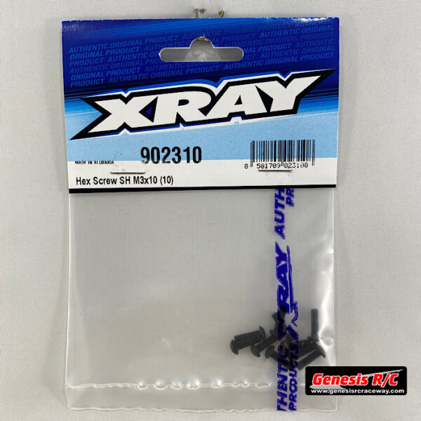 Xray 902310 - HEX SCREW SH M3x10  (10)