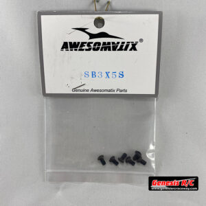 Awesomatix - AWEA12-SB3x5S - M3x5 Small Button Head Screw x6