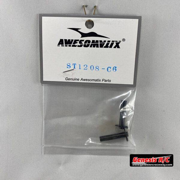Awesomatix - AWEA12-ST1208-C6 - Steering Block Post 6deg. x2