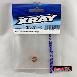 XRAY 375051O - X12'17 ALU DIFF HUB - ORANGE