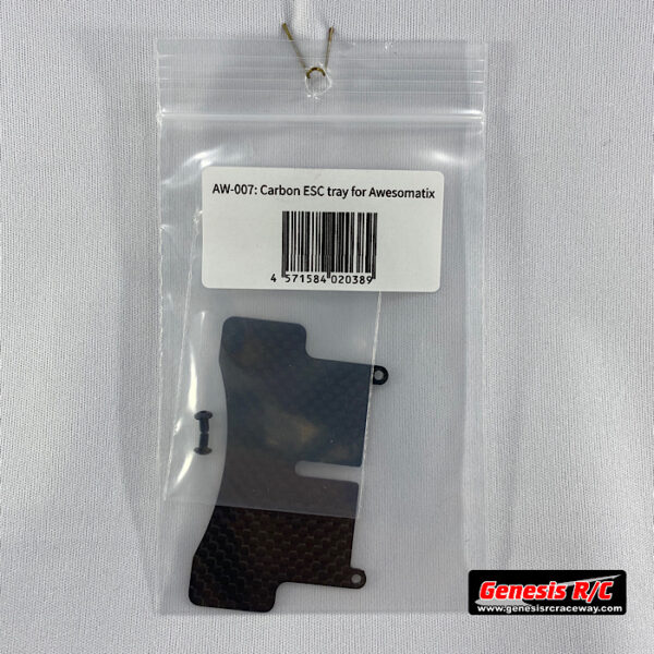 Sagami RC Fab SRFAW007 - Carbon ESC tray for Awesomatix
