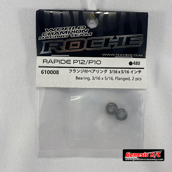 Roche 610008 - Bearing, 3/16 x 5/16, Flanged, 2 pcs