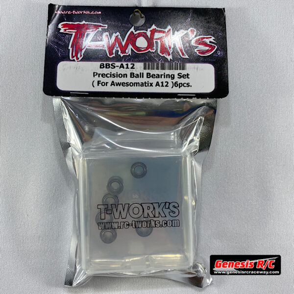 T-Work's TWKBBS-A12 - Precision Ball Bearing Set  (Awesomatix A12 x6)