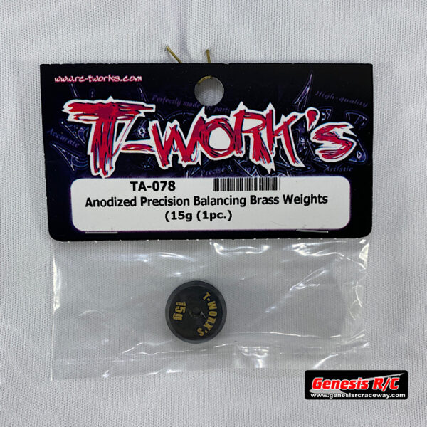 T-Work's TWKTA-078 - Anodized Precision Balancing Brass Weights 15g