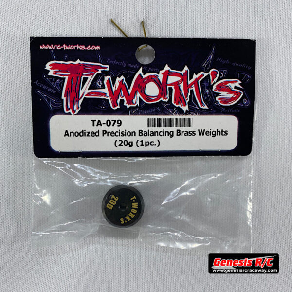 T-Work's TWKTA-079 - Anodized Precision Balancing Brass Weights 20g