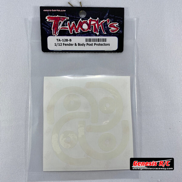T-Work's TWKTA-128B - 1/12 Fender & Body Post Protectors