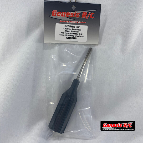 Genesis R/C GRC863 - 5.10mm Stainless Steel Reamer for Awesomatix A12 from Steering Washers