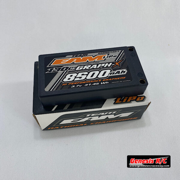 Team EAM - EAM851301S - 8500 1S 130C Battery