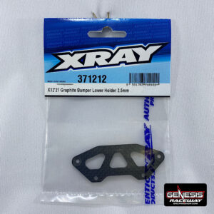 XRAY 371212 - X12'21 GRAPHITE BUMPER LOWER HOLDER 2.5MM
