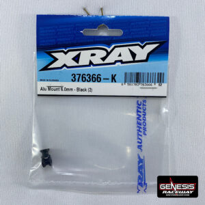 XRAY 376366K - ALU MOUNT 6.0MM - BLACK (2)