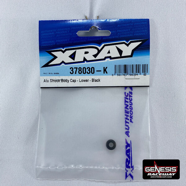 XRAY 378030K - ALU SHOCK BODY CAP - LOWER - BLACK