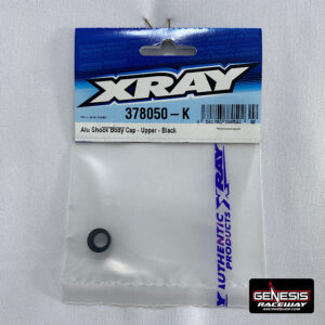 XRAY 378050K - ALU SHOCK BODY CAP - UPPER - BLACK