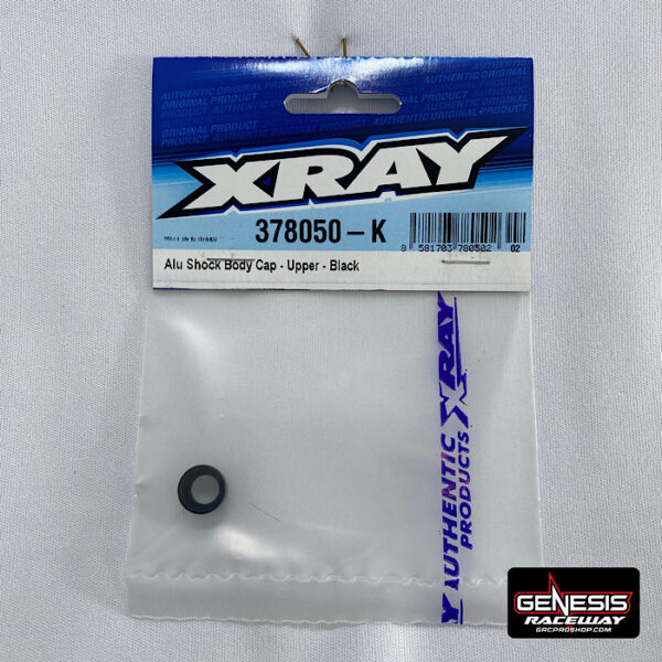 XRAY 378050K - ALU SHOCK BODY CAP - UPPER - BLACK