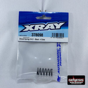 XRAY 378098 - SHOCK SPRING C=3.1 - BLACK - 4 DOTS