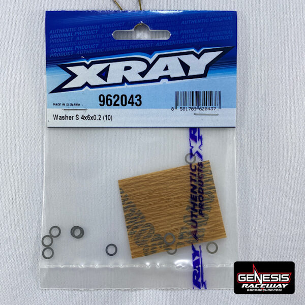 XRAY 962043 - WASHER S 4x6x0.2 (10)