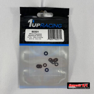 1Up 80301 - 3x6x0.25mm Precision Aluminum Shims - Black - 12pcs