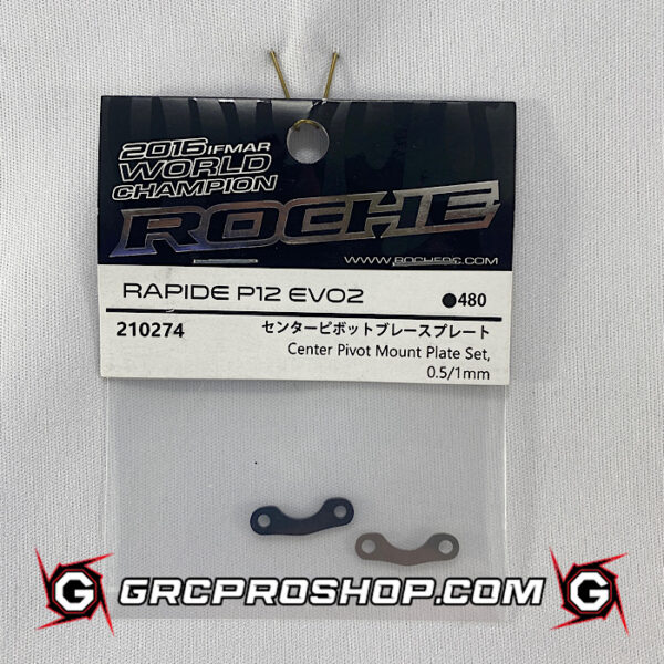 Roche 210274 - Rapide P12 EVO2 Center Pivot Mount Spacer Set, 0.5/1mm