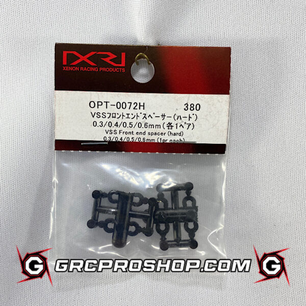 Xenon USA OPT-0072H VSS front end spacer (1 pair each) 0.3/0.4/0.5/0.6mm