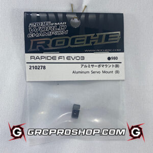 RHE210278 - Rapide F1 EVO3 Aluminum Servo Mount (B)