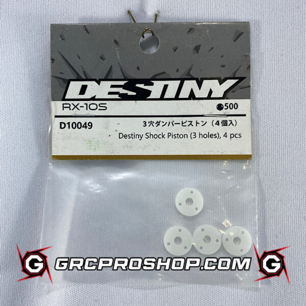 Destiny USA D10049 - Destiny Shock Piston (3 holes), 4 pcs