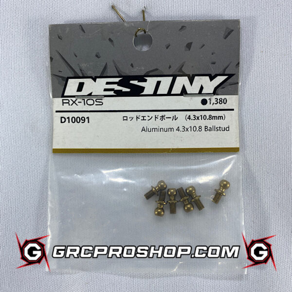 Destiny USA D10091 - Aluminum 4.3x10.8 Ballstud