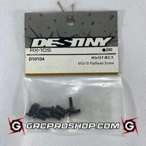 Destiny USA D10104 - M3x10 Flathead Screw