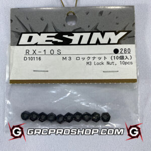 Destiny USA D10116 - M3 Lock Nut, 10pcs