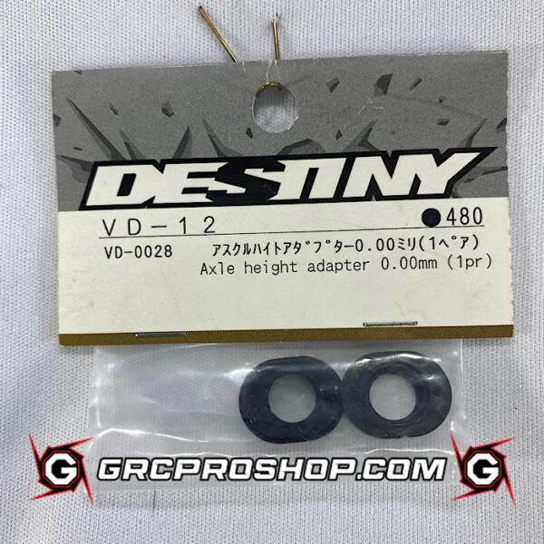 Destiny USA VD0028 - Axle Height adapter 0.00mm (1pr)