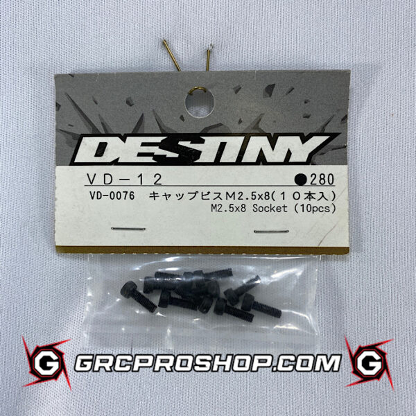 Destiny USA VD0076 - M2.5x8 Socket (10pcs)