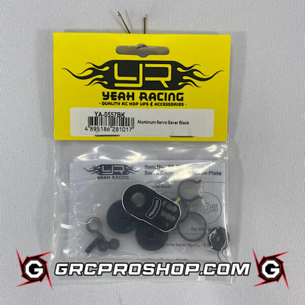 Yeah Racing YEAYA0557BK - Yeah Racing Aluminum Servo Saver (Black)
