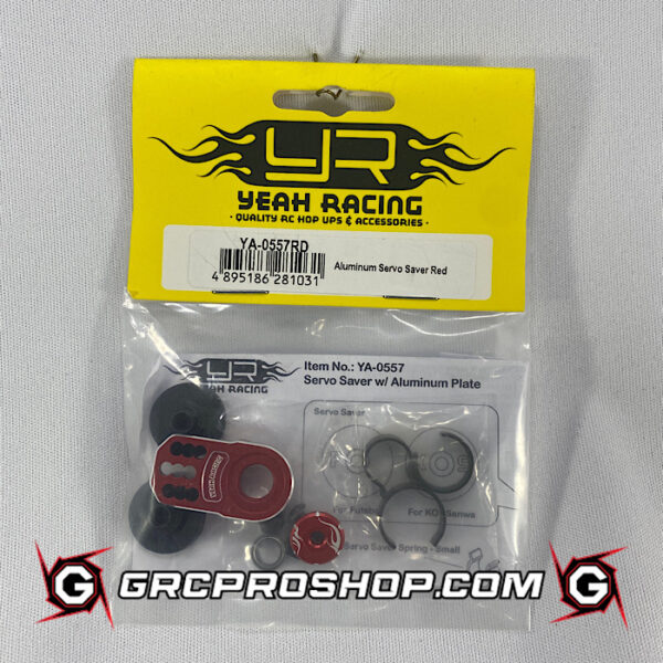 Yeah Racing YEAYA0557RD - Yeah Racing Aluminum Servo Saver (Red)