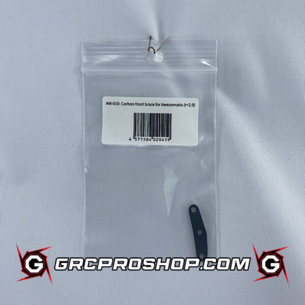Sagami RC Fab SRFAW010 - Carbon front brace for Awesomatix (t=2.0)