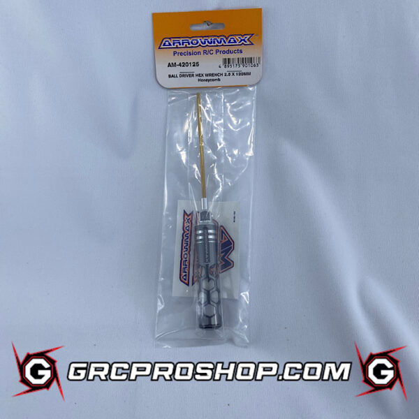 Arrowmax AMX420125 - BALL DRIVER HEX WRENCH 2.5 X 120MM HONEYCOMB