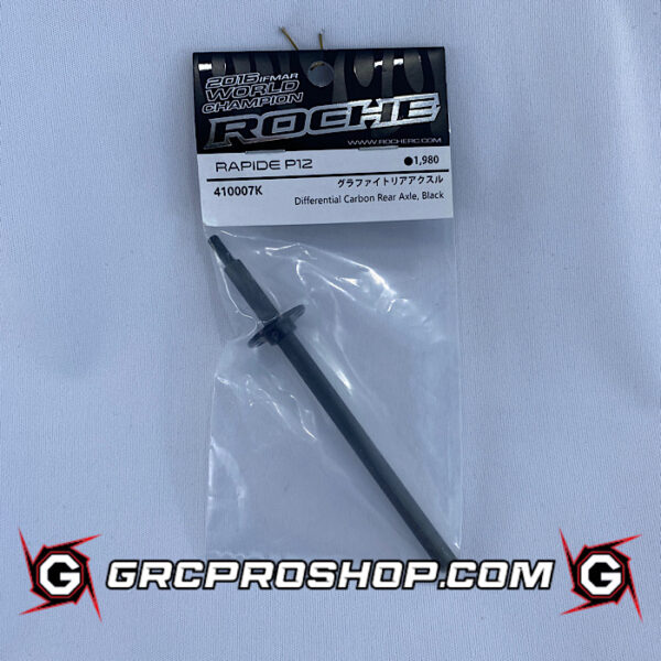 Roche RHE410007K - Differential Carbon Rear Axle, Black