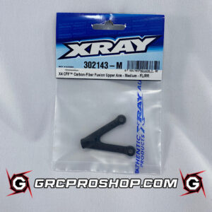 Xray XRA302143M - X4 CFFT CARBON-FIBER FUSION UPPER ARM - MEDIUM - FL / RR