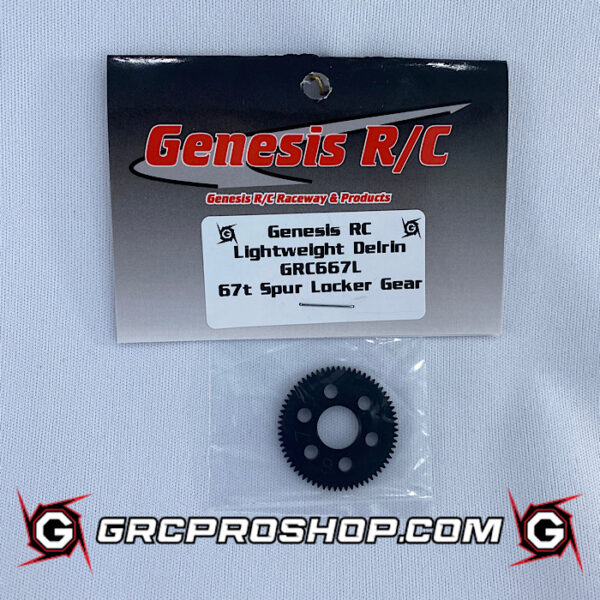 Genesis R/C GRC667L -  Light Weight Delrin 67Tooth Spur Gear for Locker