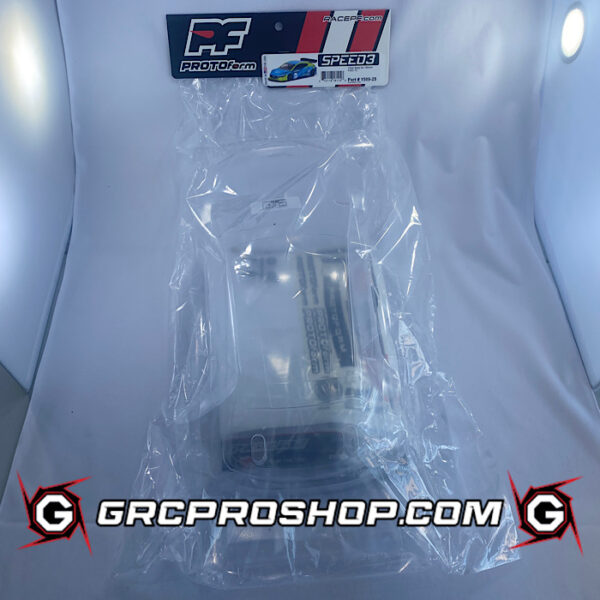 Protoform PFM1589-25 - 1/10 Speed3 Clear Body for 190mm FWD TC