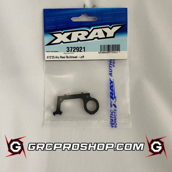 XRAY XRA372921 - X12'23 ALU REAR BULKHEAD - LEFT