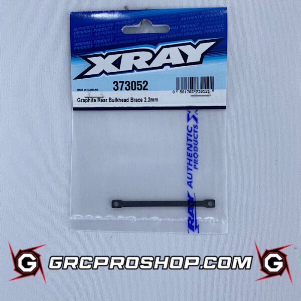 XRAY XRA373052 - GRAPHITE REAR BULKHEAD BRACE 2.0MM