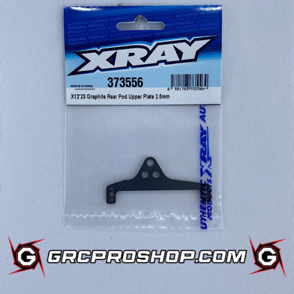 XRAY XRA373556 - X12'23 GRAPHITE REAR POD UPPER PLATE 2.5MM