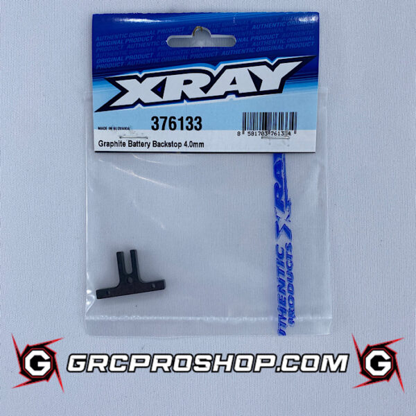 XRAY XRA376133 - GRAPHITE BATTERY BACKSTOP 4.0MM - MIDDLE