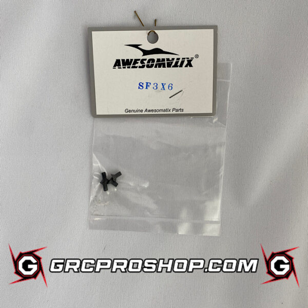 Awesomatix - AWEA700-SF3X6 - M3x6 Flat Head Screw x 4